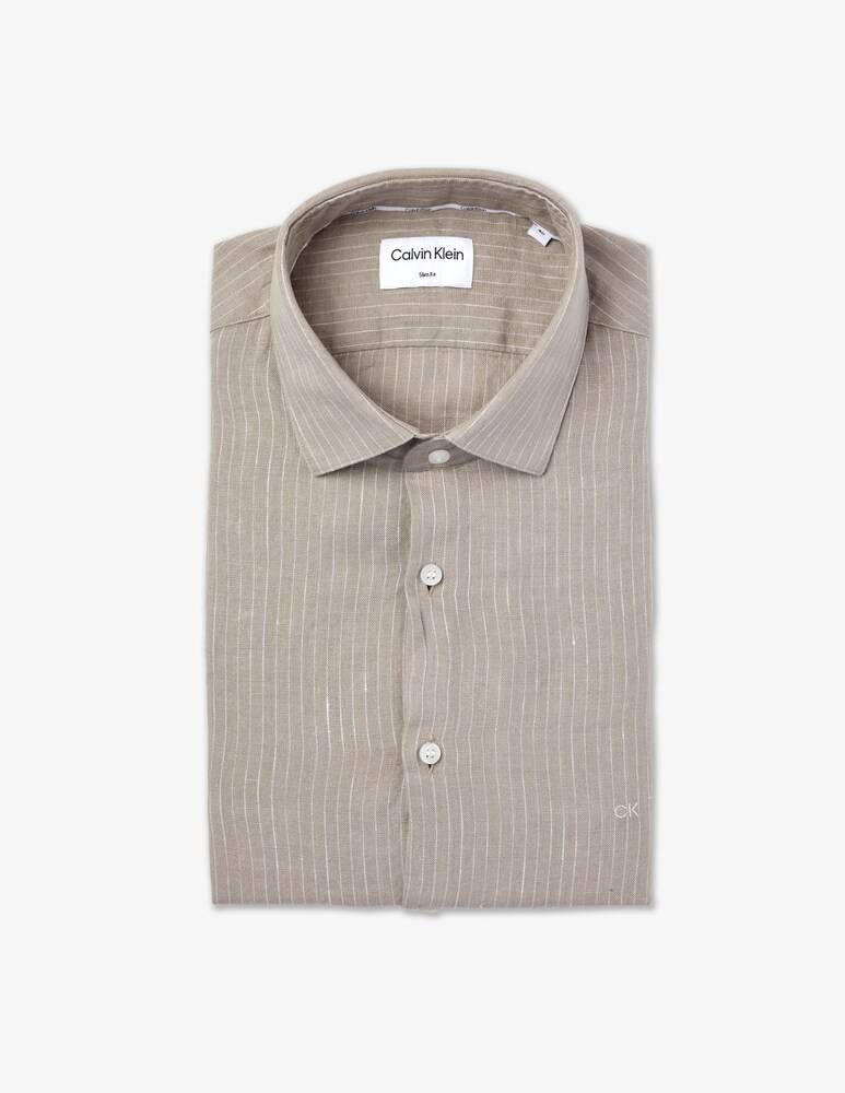 Calvin Klein Camicia a righe in lino