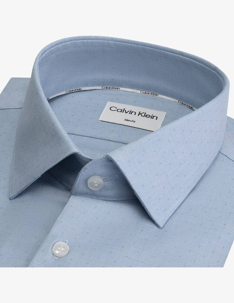 Calvin Klein Camicia Dobby Easy Care Slim Fit