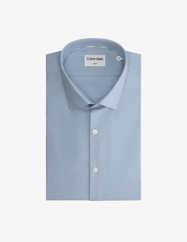 Calvin Klein Camicia dobby easy care slim fit