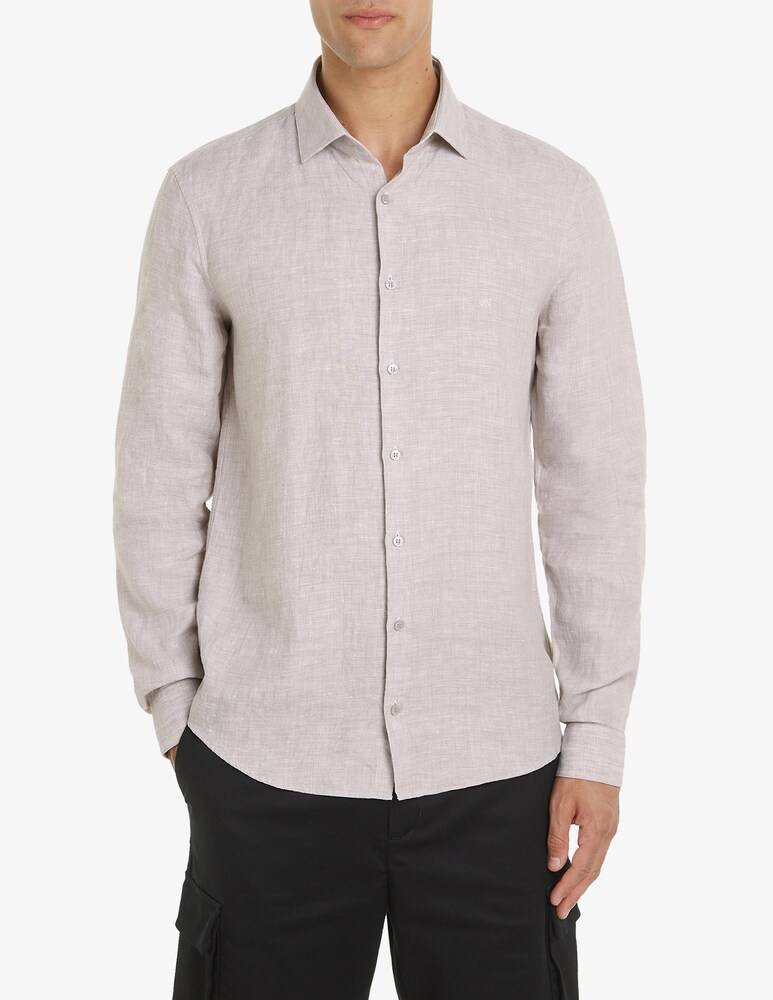 Calvin Klein Camicia in lino slim fit