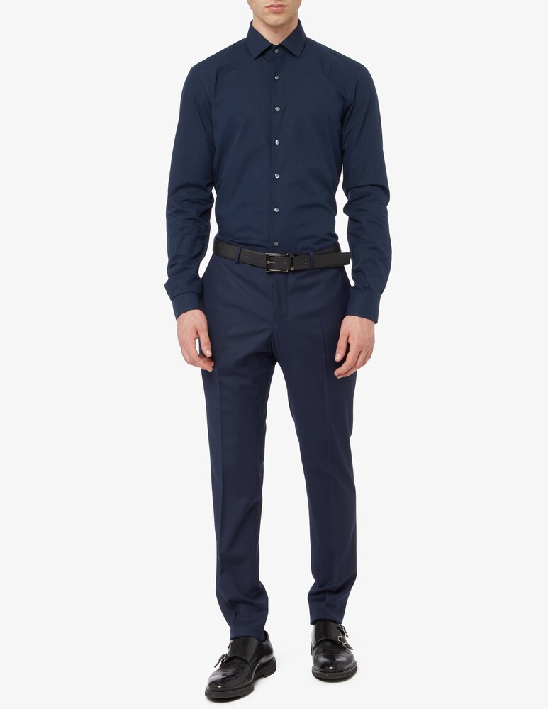Calvin Klein Camicia Popeline Stretch Slim
