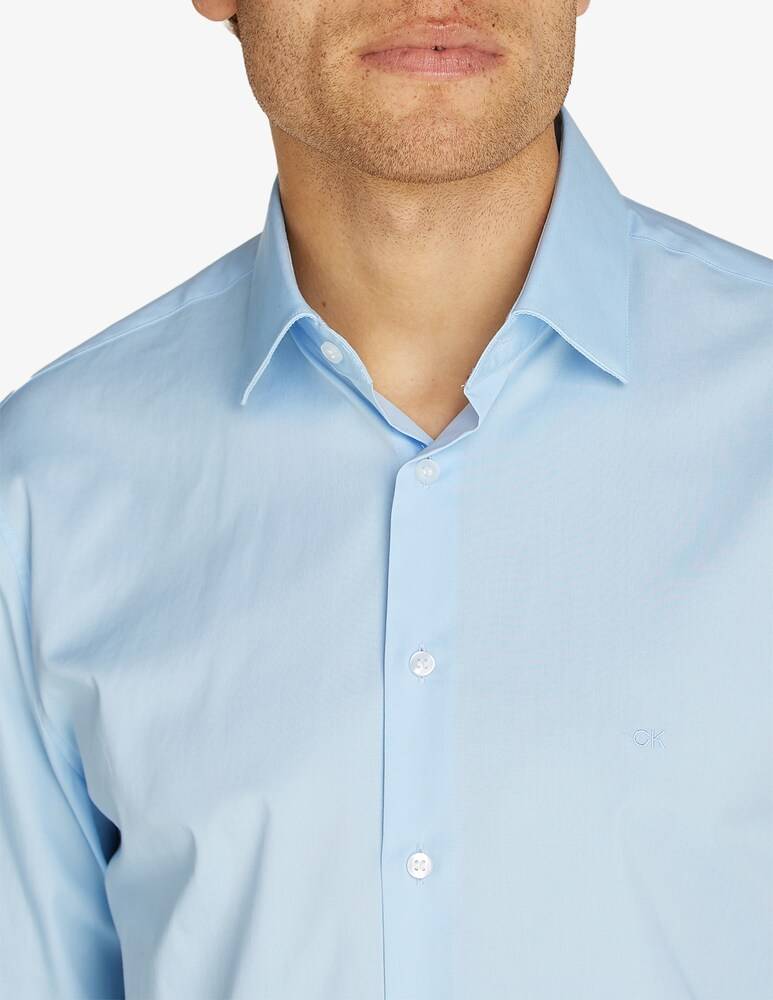 Calvin Klein Camicia Poplin Stretch Regular Fitted