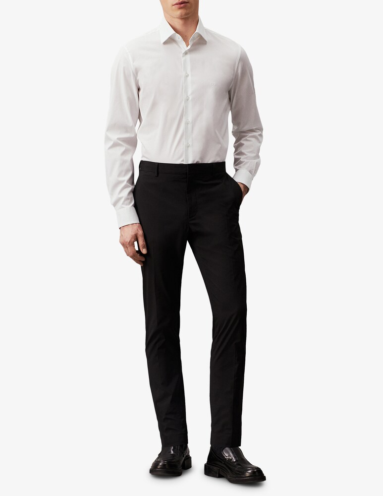 Calvin Klein Camicia Poplin Stretch Regular Fitted