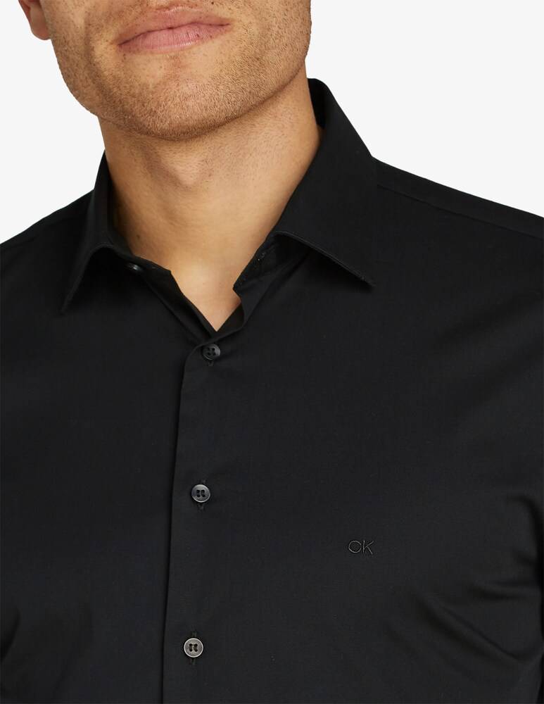 Calvin Klein Camicia Poplin Stretch Regular Fitted