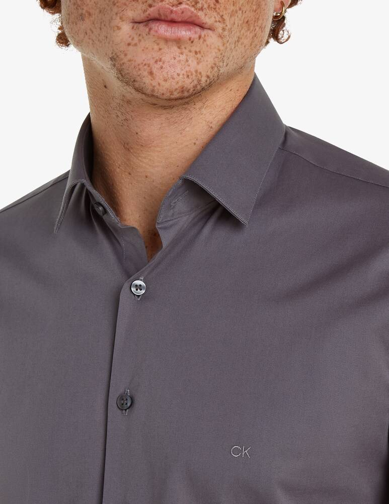 Calvin Klein Camicia Poplin Stretch Slim
