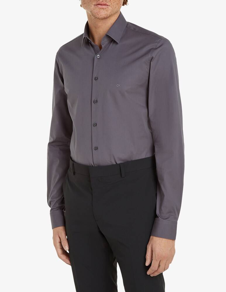 Calvin Klein Camicia poplin stretch slim