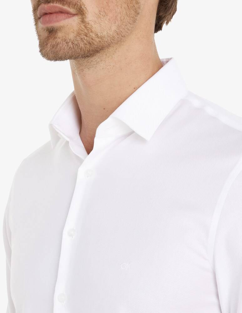 Calvin Klein Camicia Stretch Collar Structure