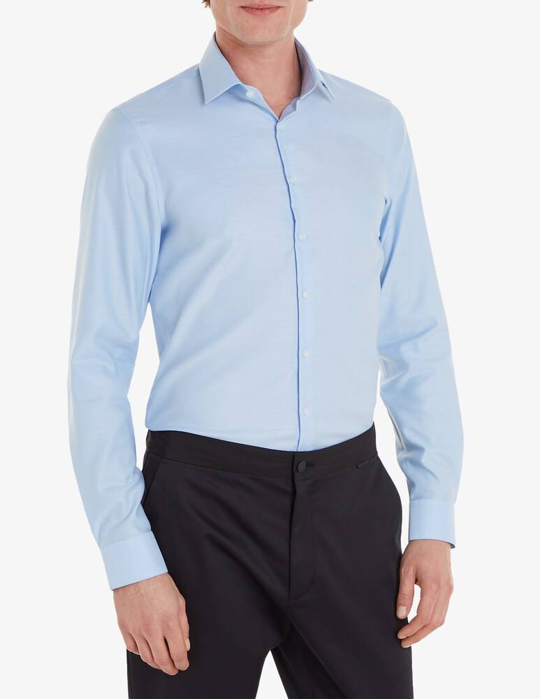Calvin Klein Camicia stretch collar structure