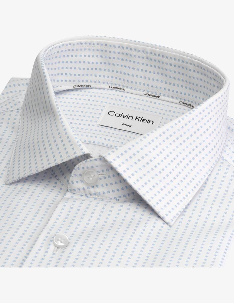 Calvin Klein Camicia Thermo Tech Print Fitted