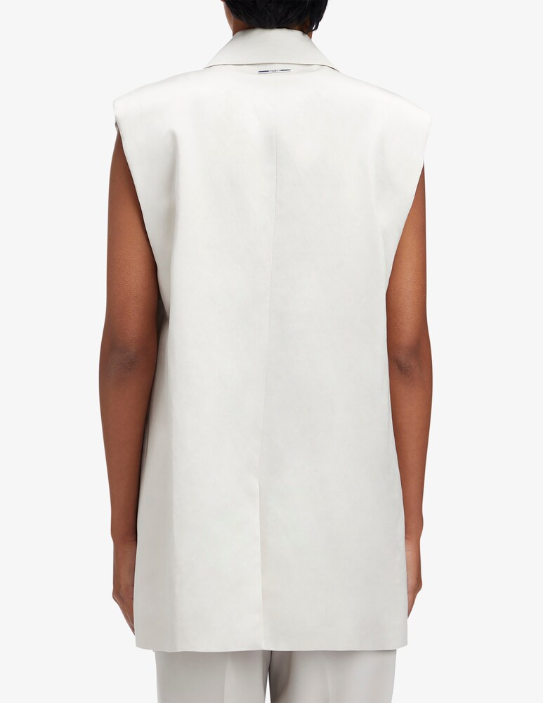 Calvin Klein Giacca Sartoriale In Viscosa Lucida