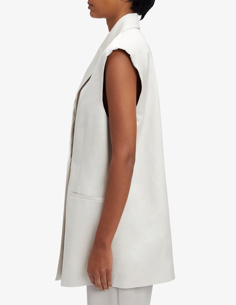 Calvin Klein Giacca Sartoriale In Viscosa Lucida