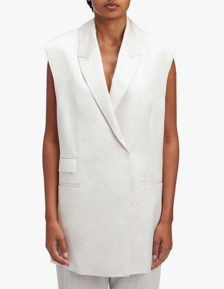 Calvin Klein Giacca sartoriale in viscosa lucida
