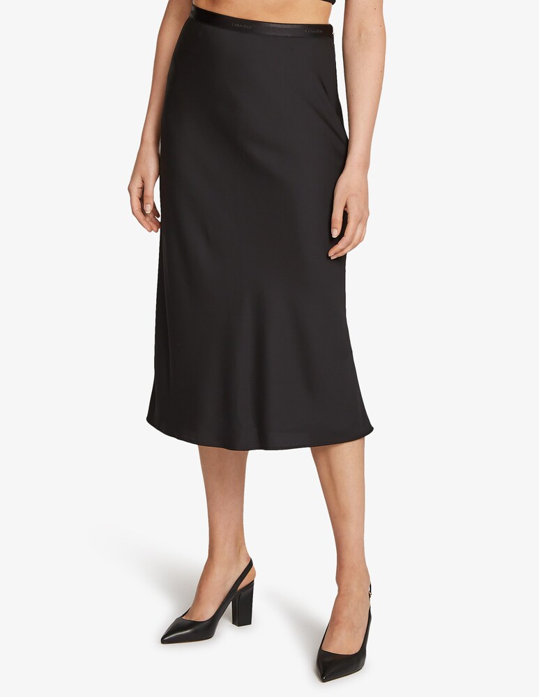 Calvin Klein Gonna longuet fluida