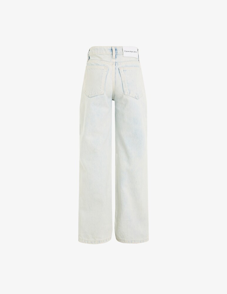 Calvin Klein Jeans A Vita Alta E Gamba Larga Skylight