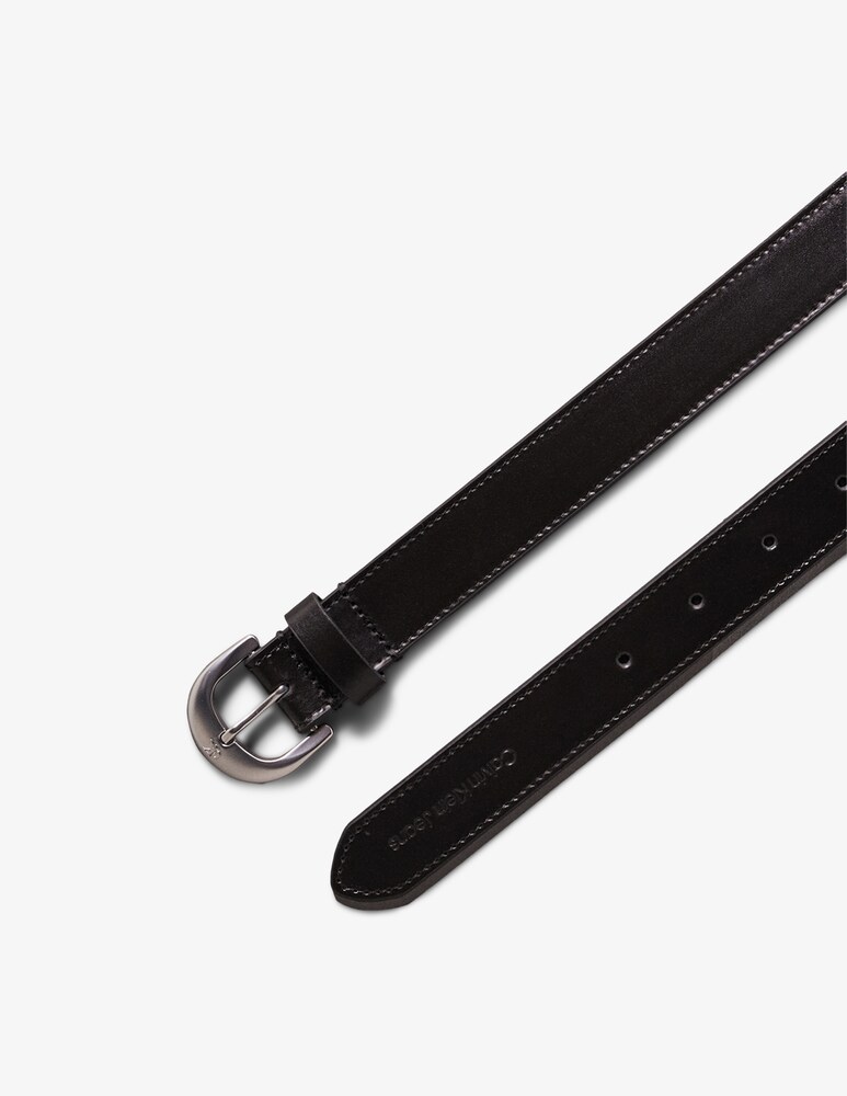 Calvin Klein Jeans Cintura In Pelle Classic Round 25mm