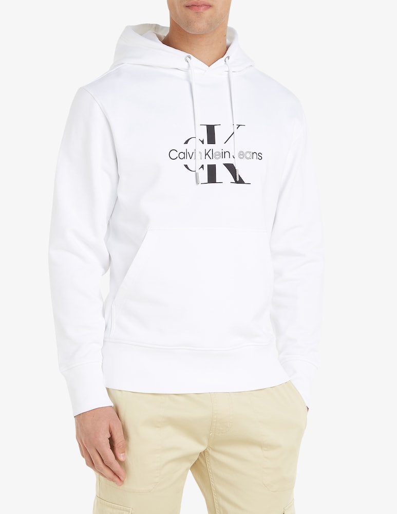 Calvin Klein Jeans Felpa con cappuccio big logo disrupted