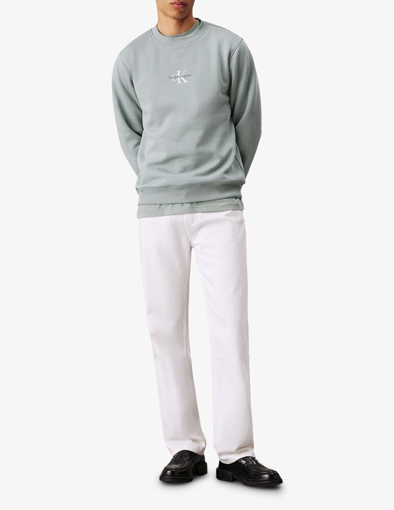 Calvin Klein Jeans Felpa Girocollo Logo Centro