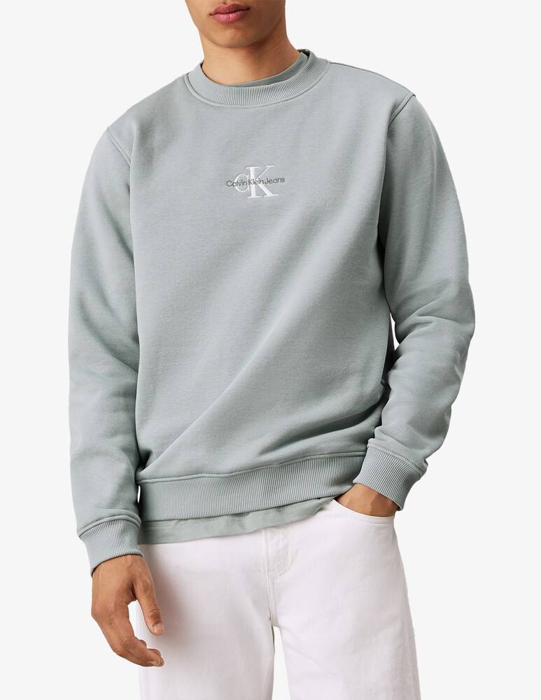 Calvin Klein Jeans Felpa girocollo logo centro