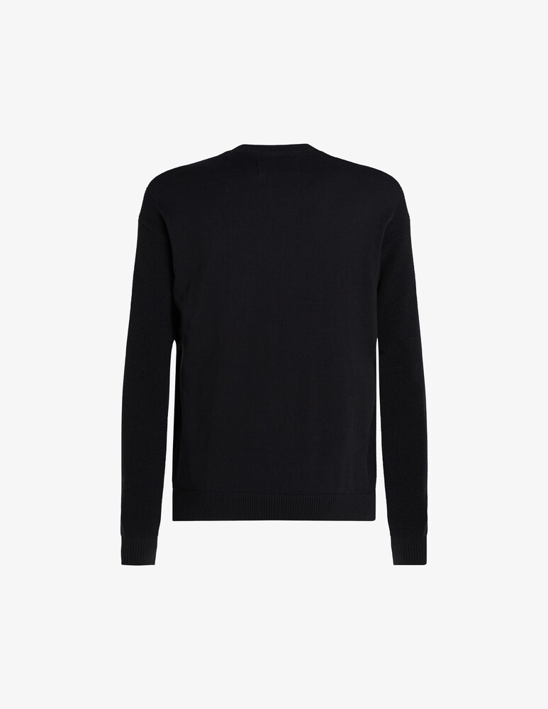 Calvin Klein Jeans Maglia Maniche Lunghe Regular Fit Monologo