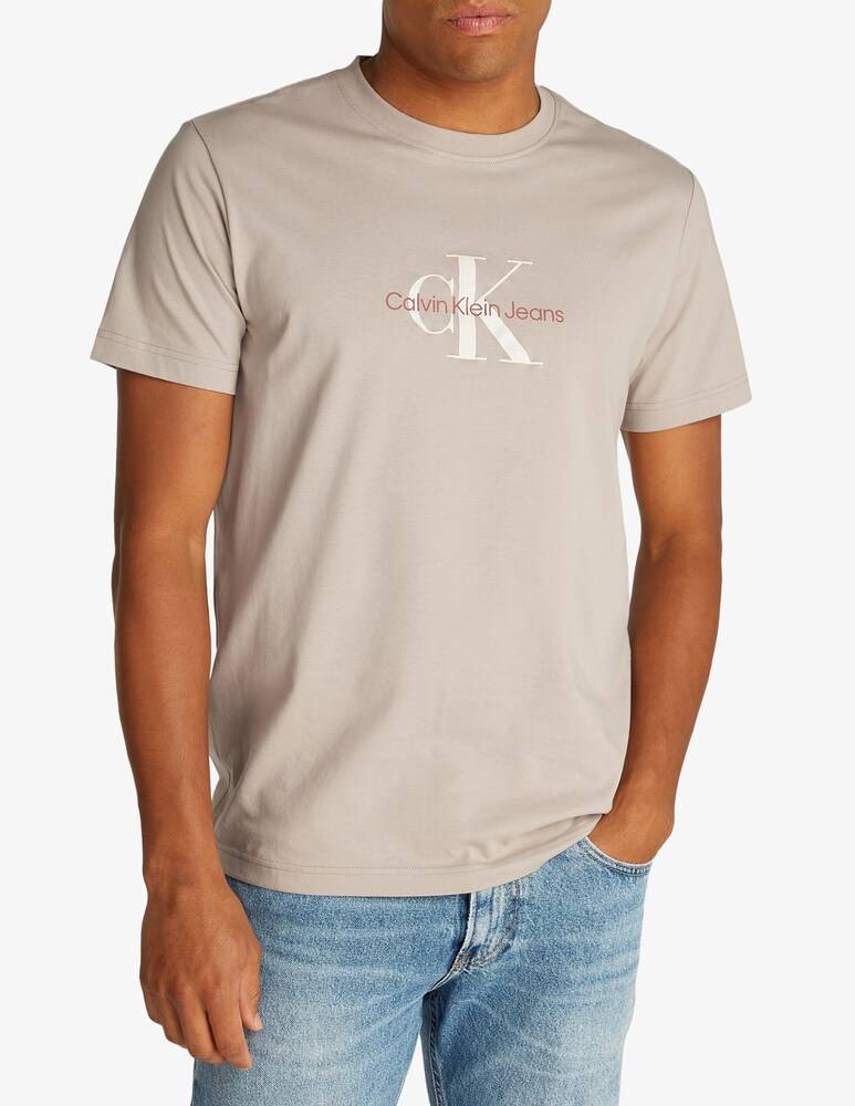 Calvin Klein Jeans Maglietta big logo distressed