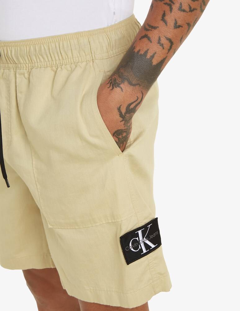 Calvin Klein Jeans Pantaloni Corti Lino Coulisse