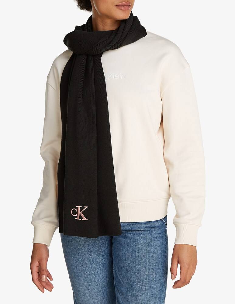 Calvin Klein Jeans Sciarpa Monogram Ricamata