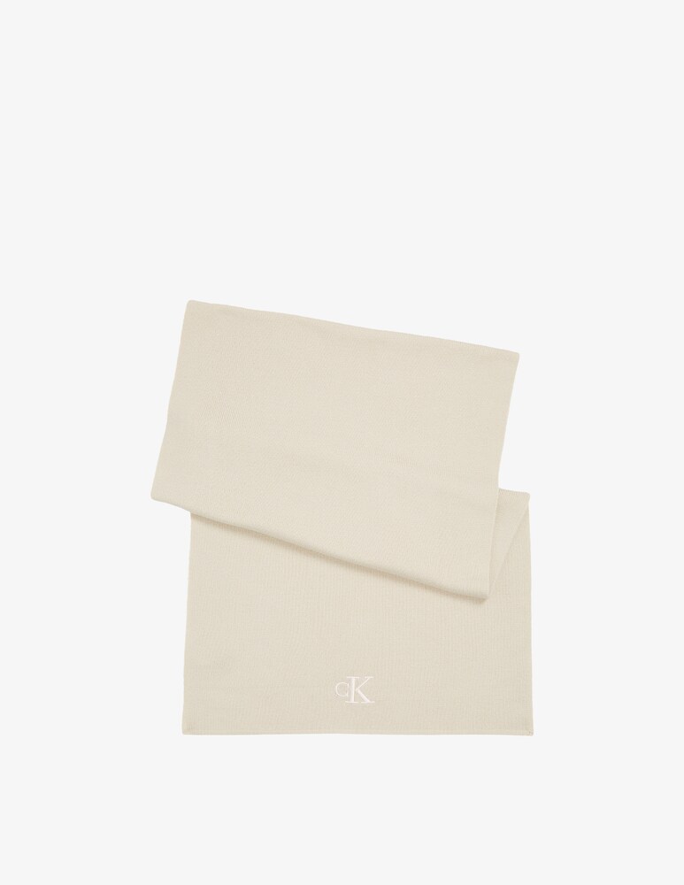 Calvin Klein Jeans Sciarpa monogram ricamata