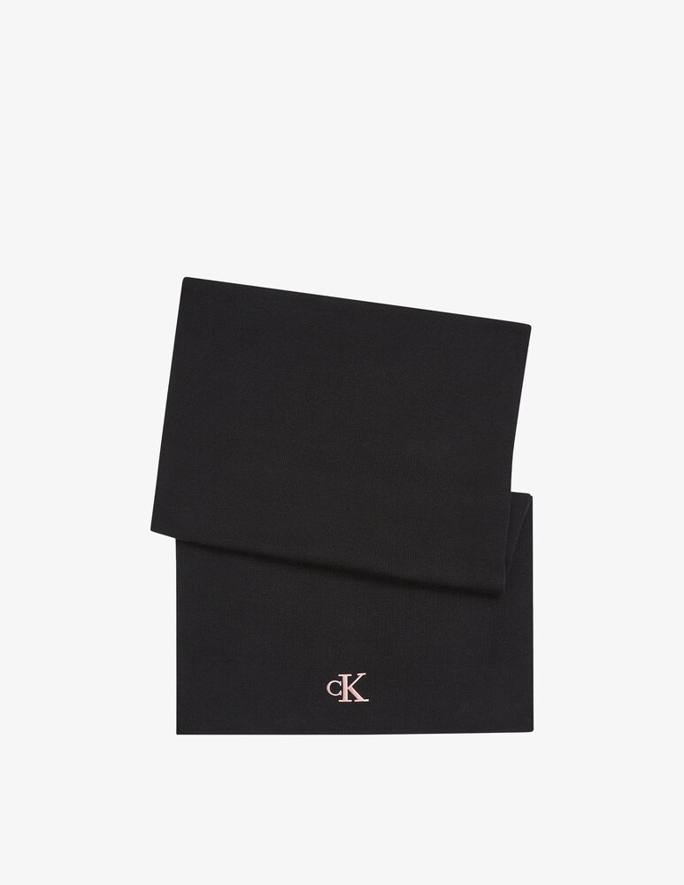 Calvin Klein Jeans Sciarpa monogram ricamata