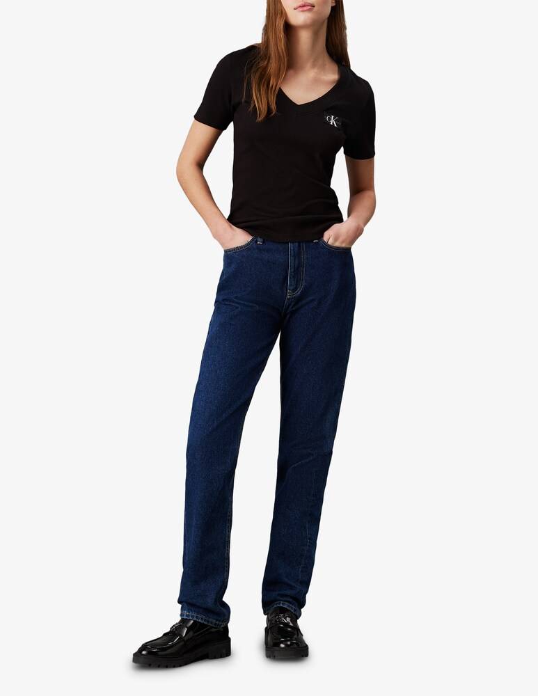 Calvin Klein Jeans T-shirt In Misto Cotone