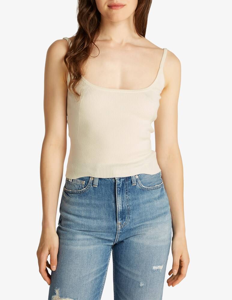 Calvin Klein Jeans Top in misto cotone