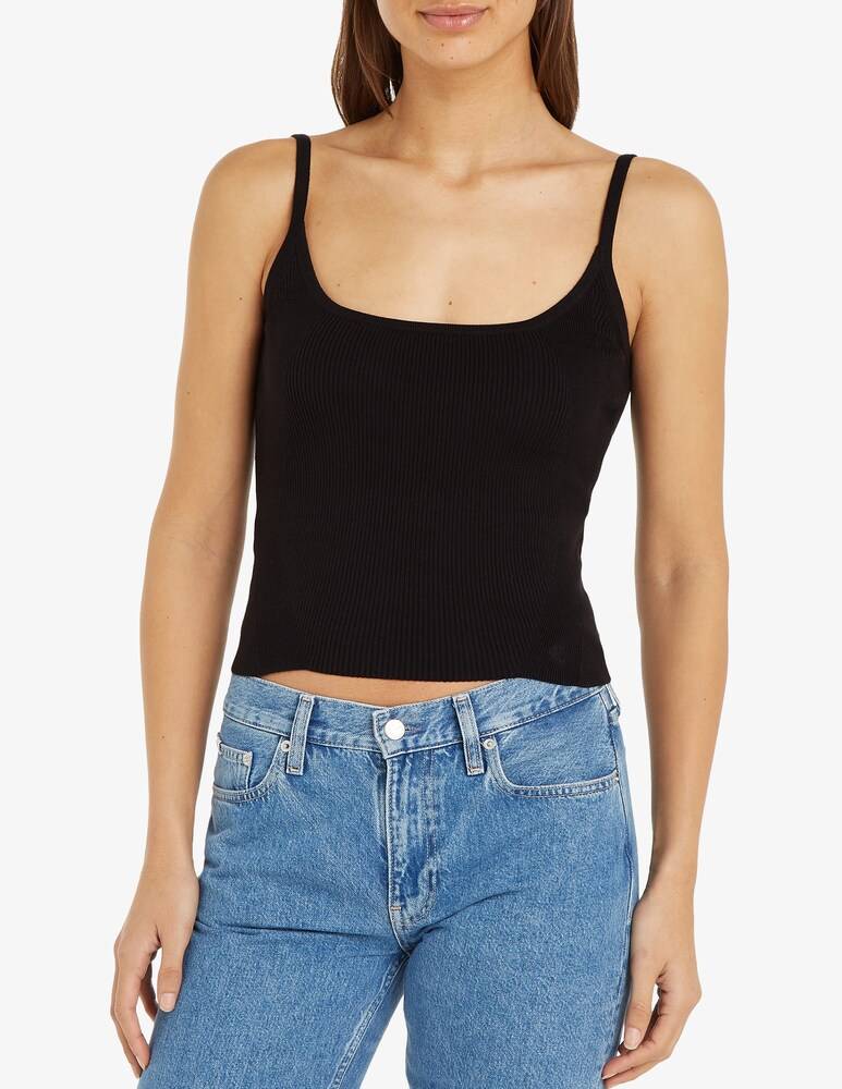 Calvin Klein Jeans Top in misto cotone