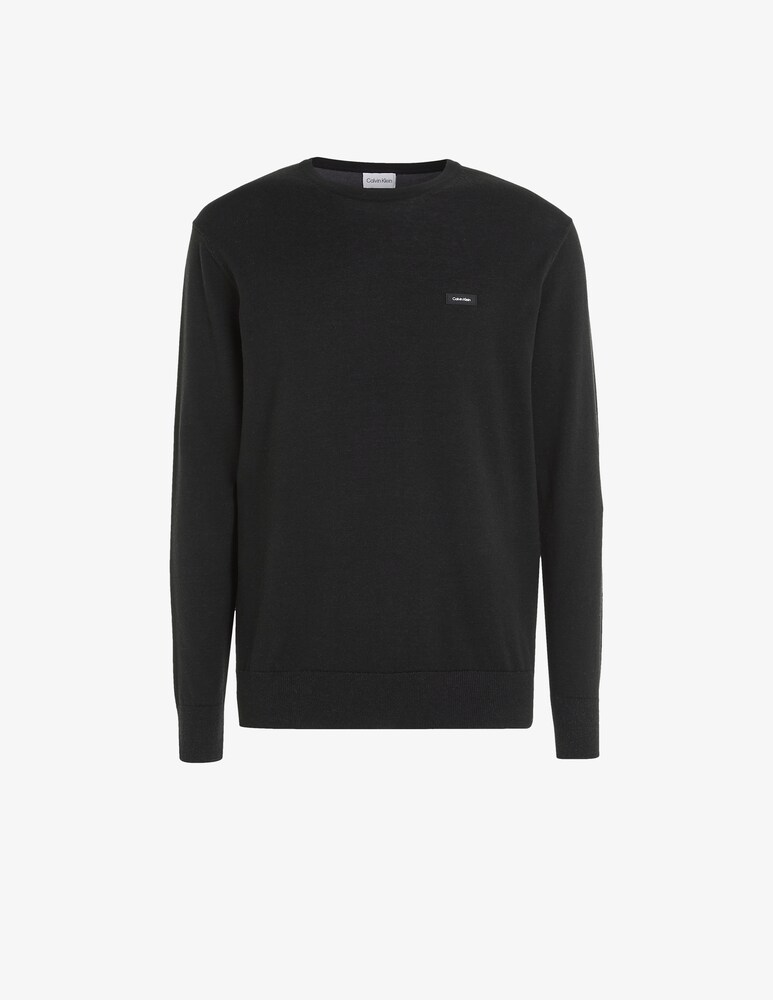 Calvin Klein Maglia Girocollo Cotone Seta