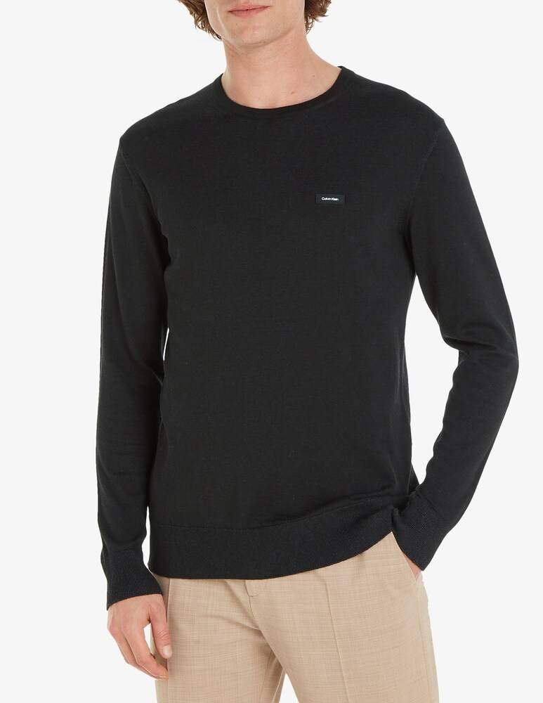 Calvin Klein Maglia girocollo cotone seta