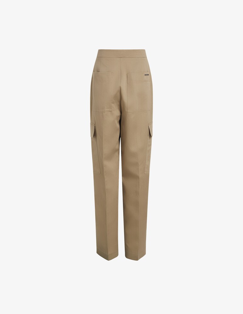 Calvin Klein Pantaloni Cargo In Lino E Cotone