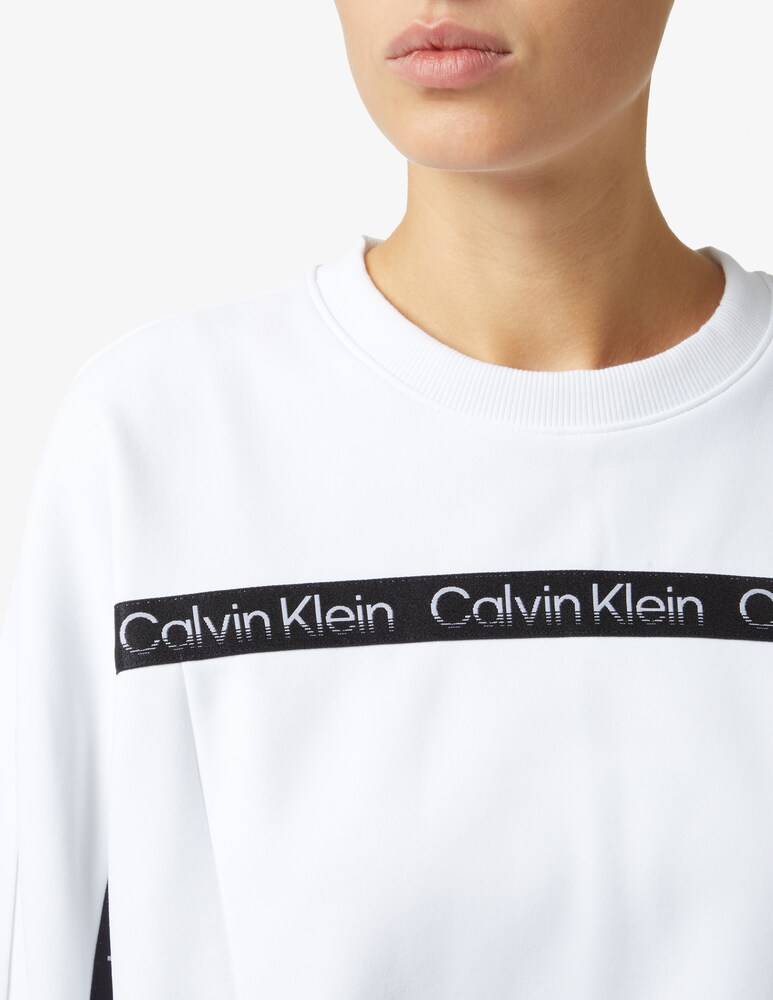 Calvin Klein Performance Pullover Sportivo - Bianco
