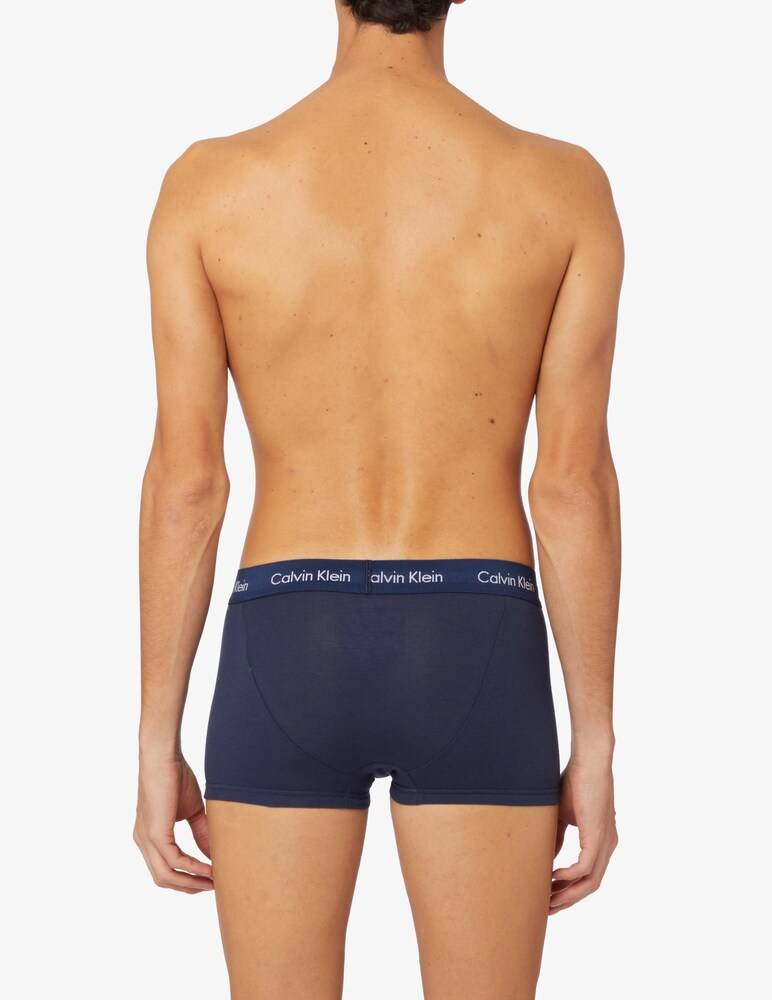 Calvin Klein Set 3 Boxer In Cotone Stretch Low Rise
