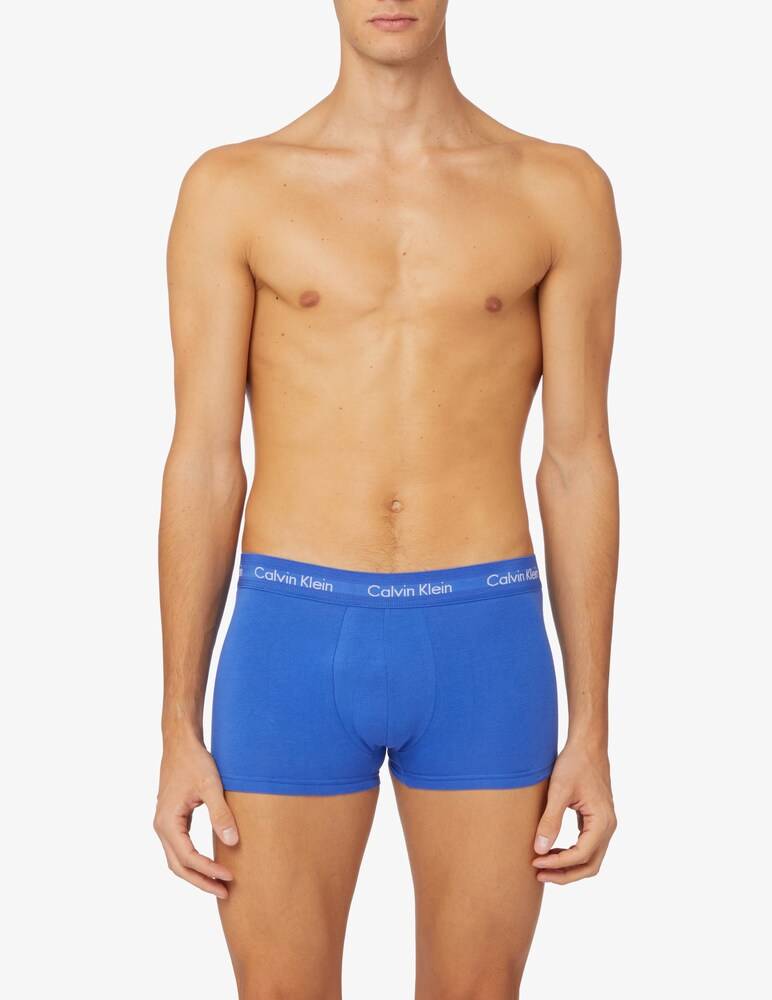 Calvin Klein Set 3 Boxer In Cotone Stretch Low Rise