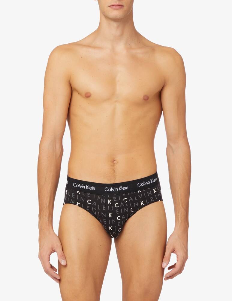Calvin Klein Set 3 slip in cotone stretch