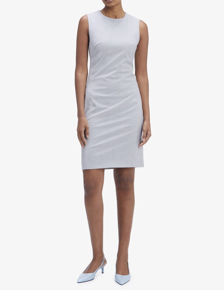 Calvin Klein Vestito tubino a manica corta fresco lana