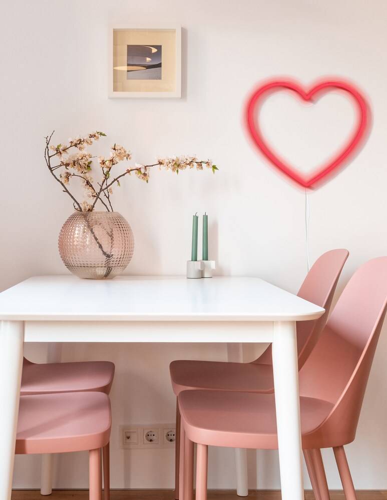 Candyshock Neon/Led Da Parete Con Design A Cuore