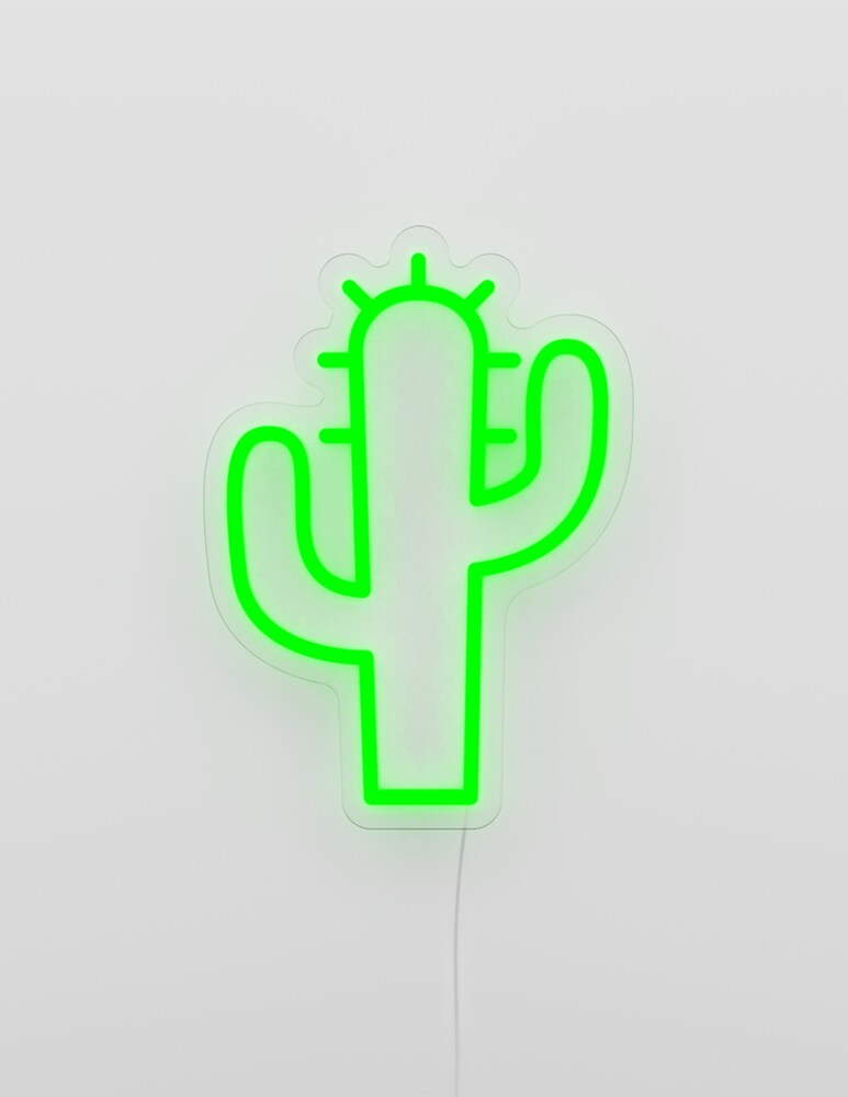 Candyshock Neon/Led Da Parete Con Design Cactus