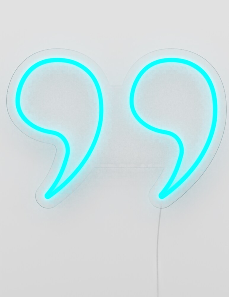 Candyshock Neon/Led Da Parete Con Design Virgolette