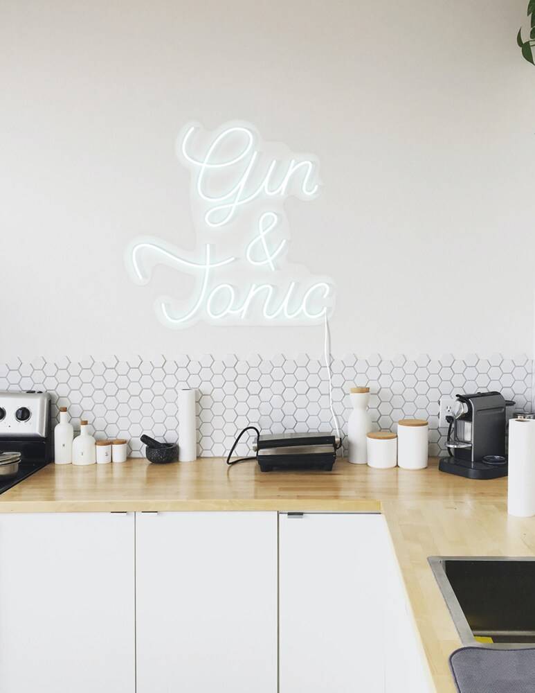Candyshock Neon/Led Parete Design Gin&Tonic