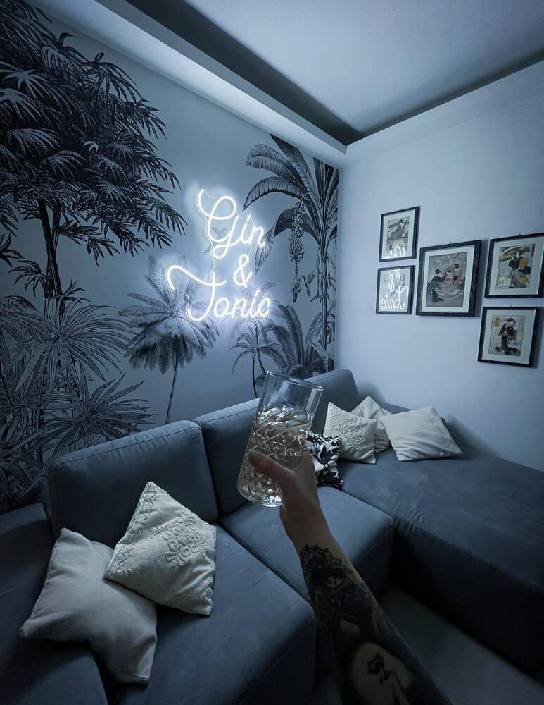 Candyshock Neon/Led Parete Design Gin&Tonic