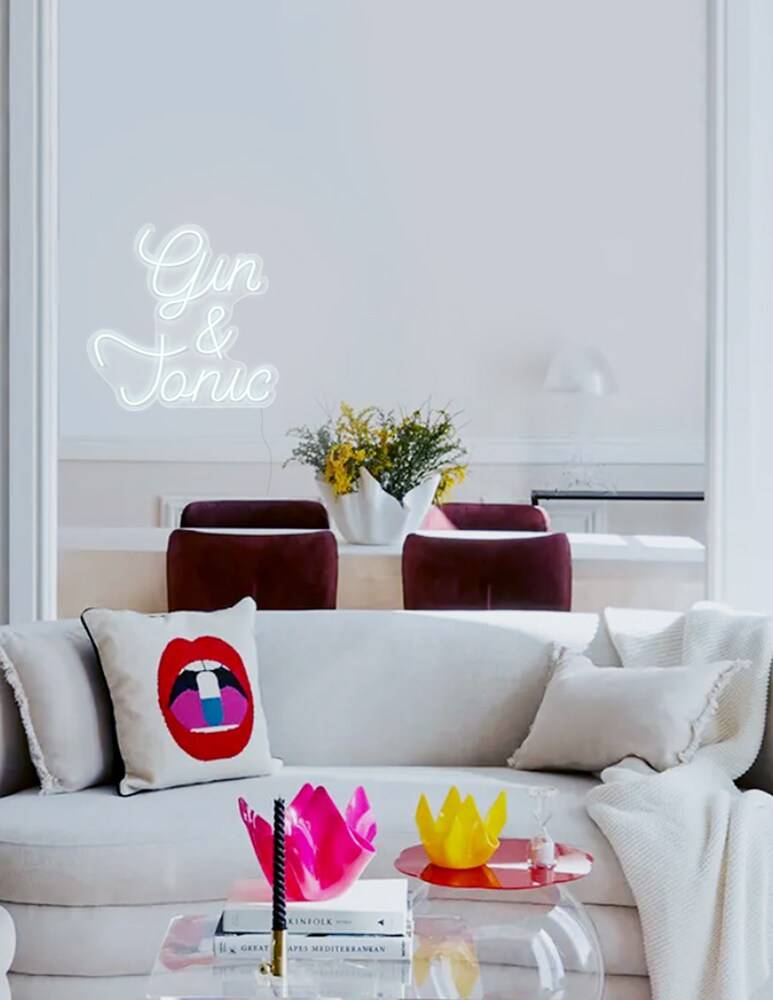 Candyshock Neon/Led Parete Design Gin&Tonic