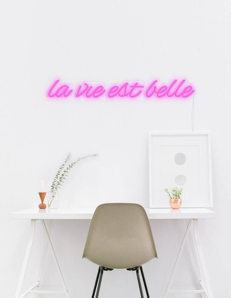 Candyshock Neon/Ledparete Con Design La Vie Est Belle