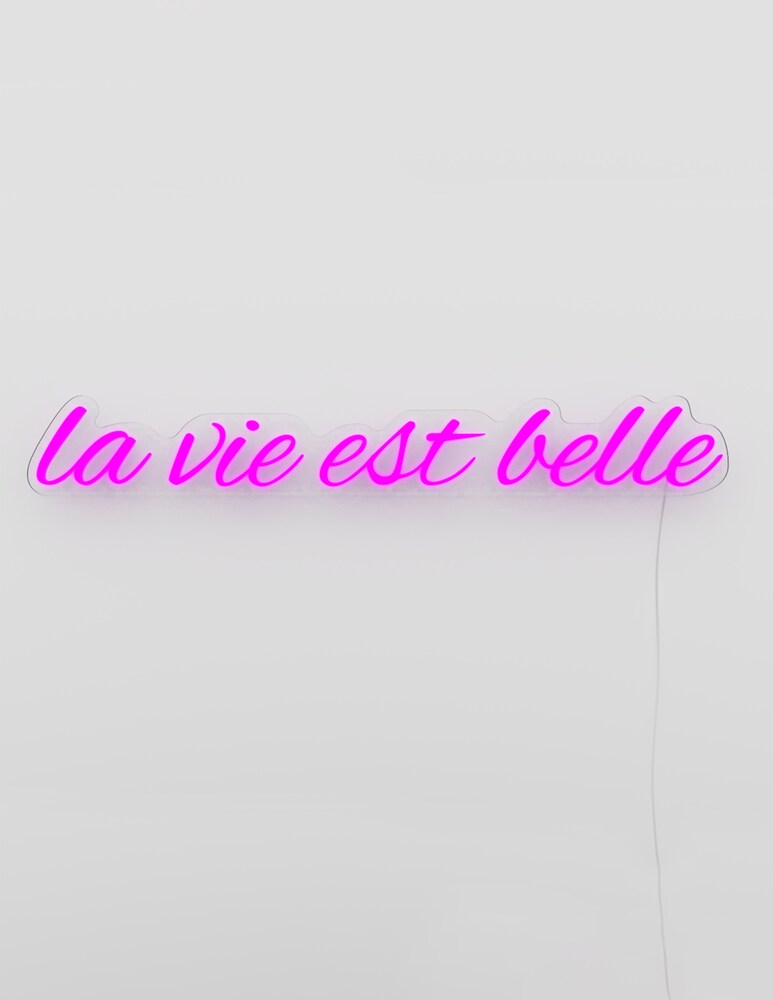Candyshock Neon/Ledparete Con Design La Vie Est Belle