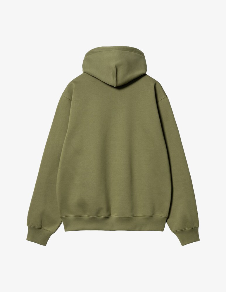 Carhartt WIP Felpa Con Cappuccio Con Scritta Carhartt