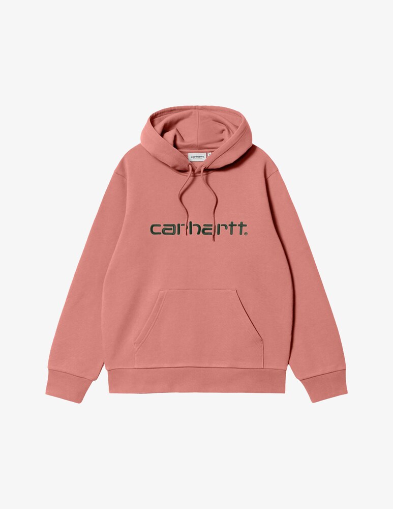 Carhartt WIP Felpa con cappuccio con scritta carhartt