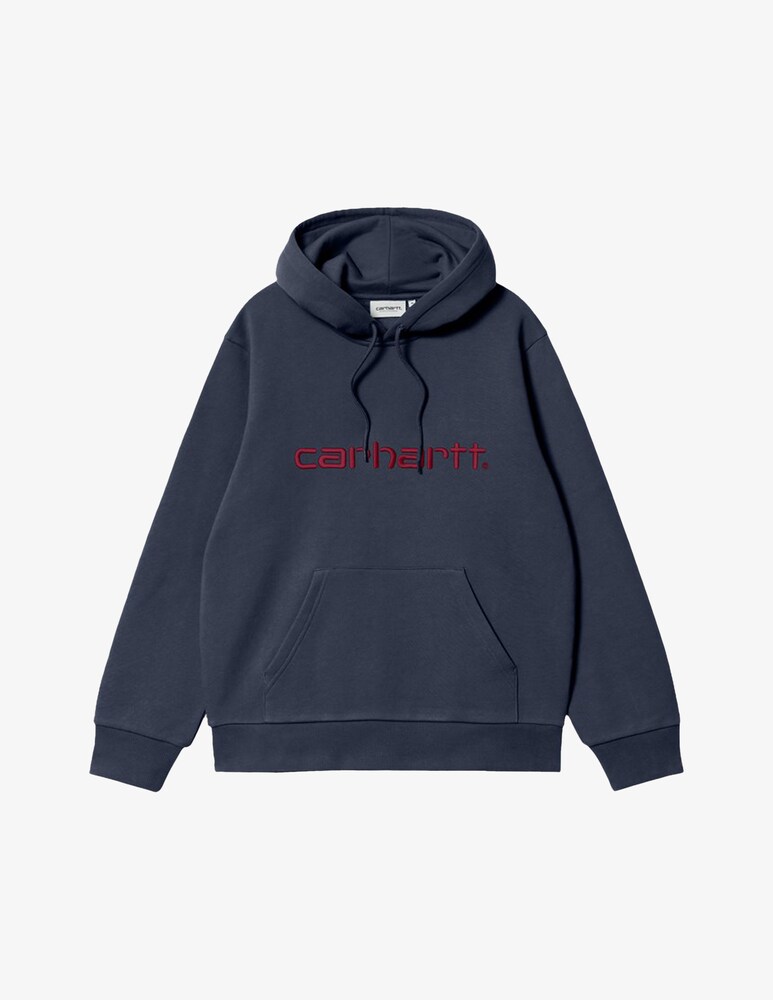 Carhartt WIP Felpa con cappuccio con scritta carhartt